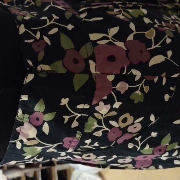 LOFT Purple Floral Box Pleat Short Skirt. NWT - Picture 4 of 10